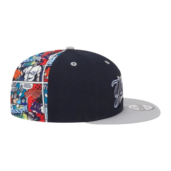 New Era New York Yankees Diamond Hero Edition 9FIFTY Snapback Hat Cap Navy Gray - Picture 7 of 9